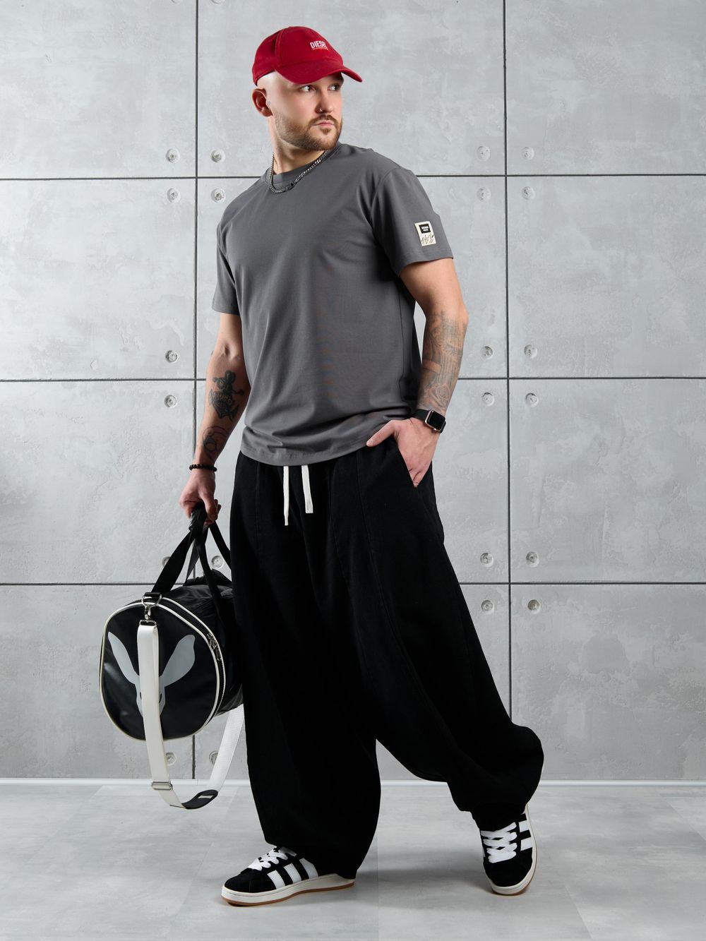 Фуфайка (футболка) мужская Арчи-1 Виотекс СЕРЫЙ