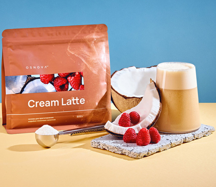 CL002 Вкусоароматическая смесь Сream Latte Кокос малина, 500гр