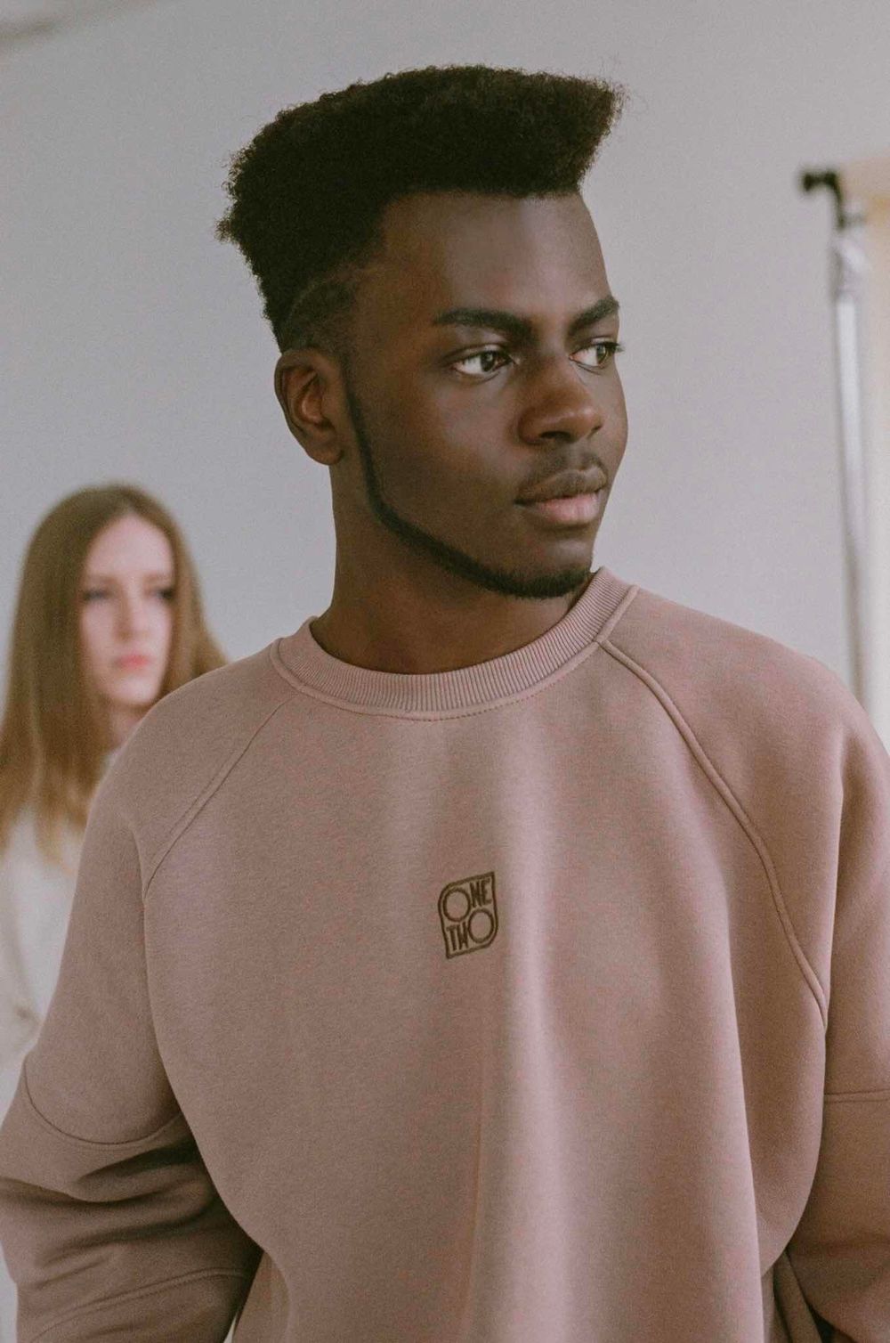 Толстовка ONE TWO "MULTICOLOR" Начес Синопия Фреско