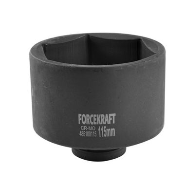Головка ударная глубокая 1'', 115мм (6гр.) FORCEKRAFT FK-485100115