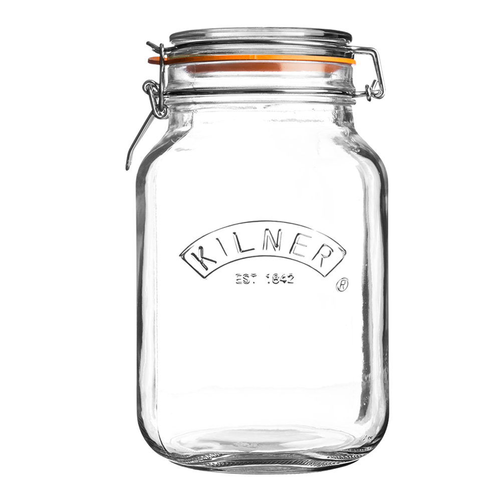 Банка Clip Top квадратная 1,5 л Kilner