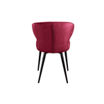 Стул Richard ромб, бархат винно-красный 16