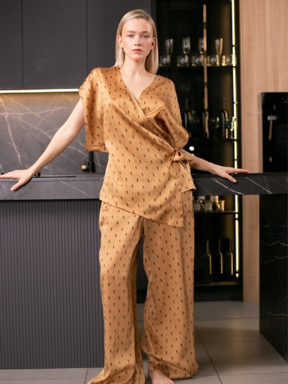 Брюки URBAN SILK (золото)