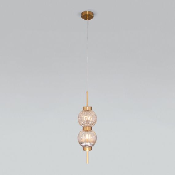 Подвесной светильник Eurosvet Plaza 50186/2 латунь