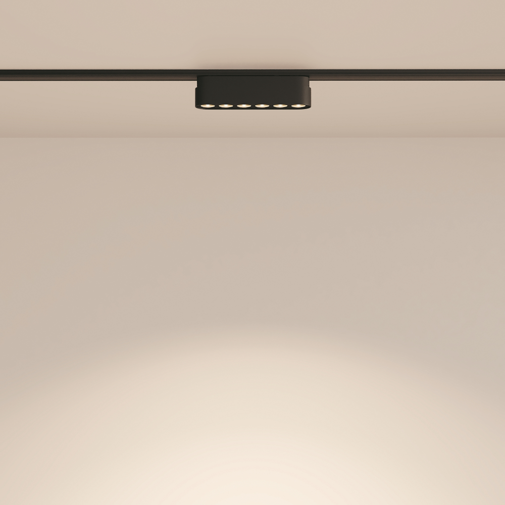 Магнитный трековый светильник Maytoni Points TR082-1-6W4K-M-B