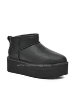 ULTRA MINI PLATFORM LEATHER-black