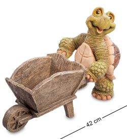 Sealmark GG-4737-ME Фигура-кашпо «Садовник Черепашкин»