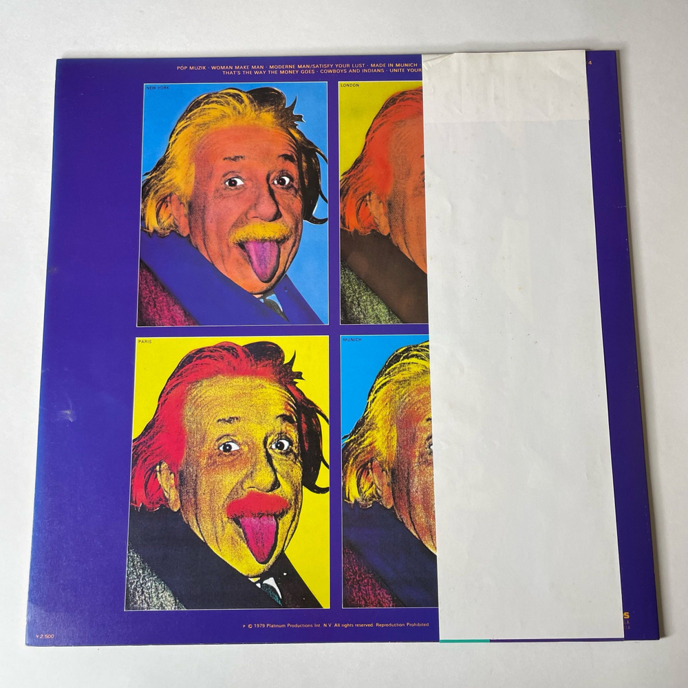 Винтажная виниловая пластинка M New York, London, Paris, Munich (Japan 1979) (Obi)