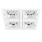 Комплект из светильников и рамки Domino Lightstar D54606060606