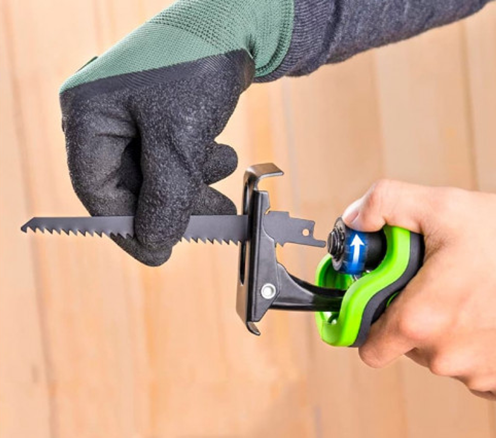 Пила сабельная акк. Greenworks GPT-BLRS-1, 24V, б/щет, 0-3000/мин, рез 115 мм дер.,1х2Ач,ЗУ,кор (1200607CUA)