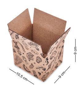 GAEM Art ГКП-56 Коробка 4-х клапанная гофрокартон 105х90х90