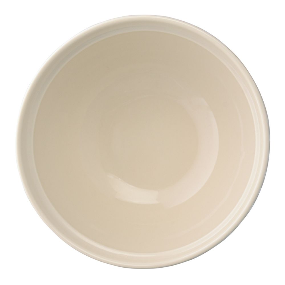 Миска кремового цвета с рельефным узором Ягоды Тайги из коллекции Russian North, 1,5 л