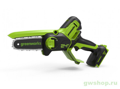 Мини пила аккумуляторная цепная GREENWORKS G24MCS10 без АКБ и ЗУ 2008207