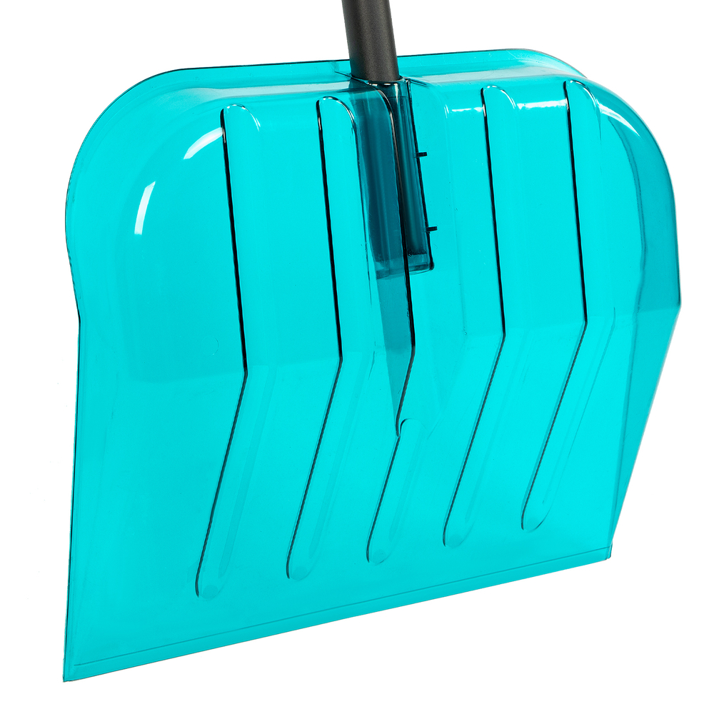 Лопата для уборки снега поликарбонат, 460х400х1380 мм, алюминиевый черенок, LUXE Palisad