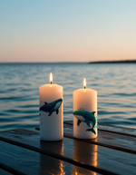 Трансфер переводной - декаль для свечей и гипса киты 010 А5