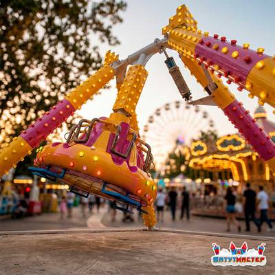 Аттракцион тарелка «Космический переворот», 5 мест, 6,6×5,8×4,5 м