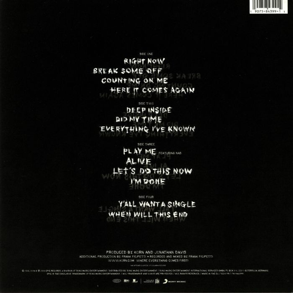 Korn / Take A Look In The Mirror (2LP)