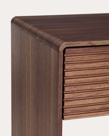 Буфет Norlen с ящиком и полкой из орехового шпона 60 x 81 см