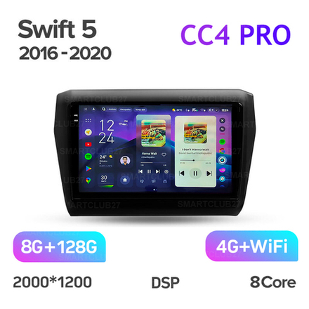 Teyes CC4 Pro 9" для Suzuki Swift 5 2016-2020