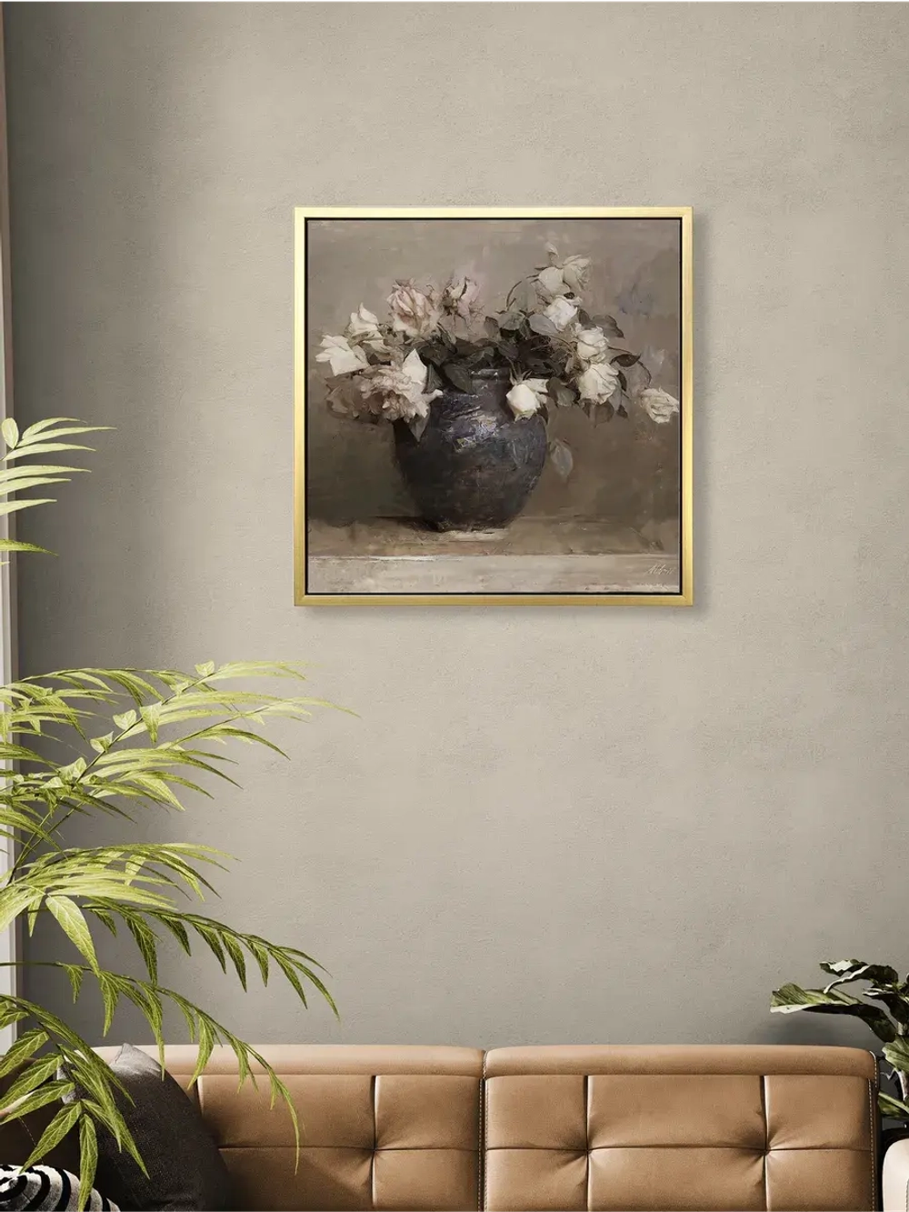 Картина на стену интерьерная на холсте 54*54 см