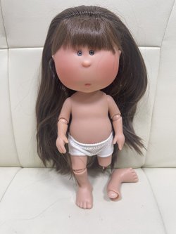 Уценка Кукла для девочки виниловая 30см Мия шарнирная без одежды (1210W)