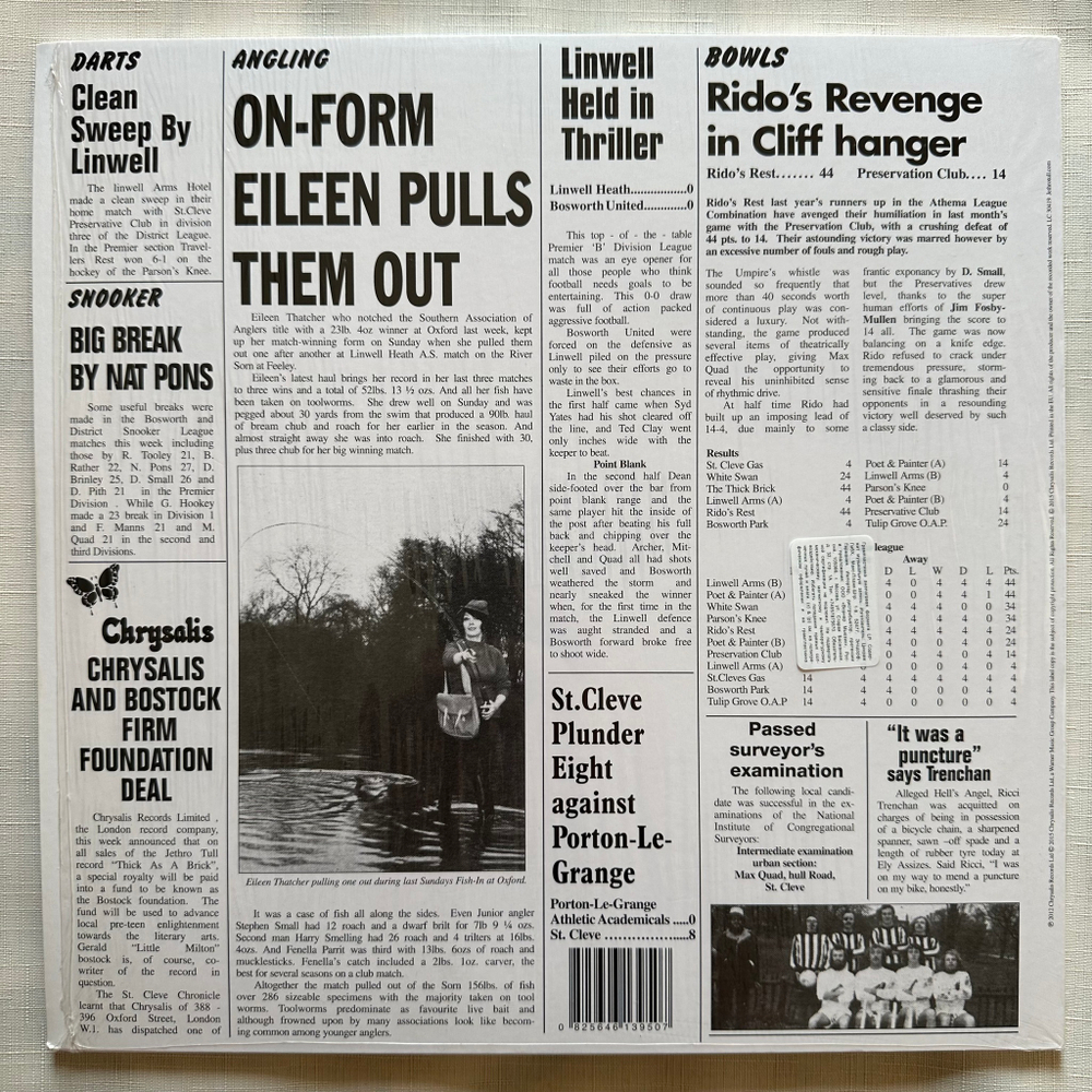 Jethro Tull ‎– Thick As A Brick (Европа 2015г.)