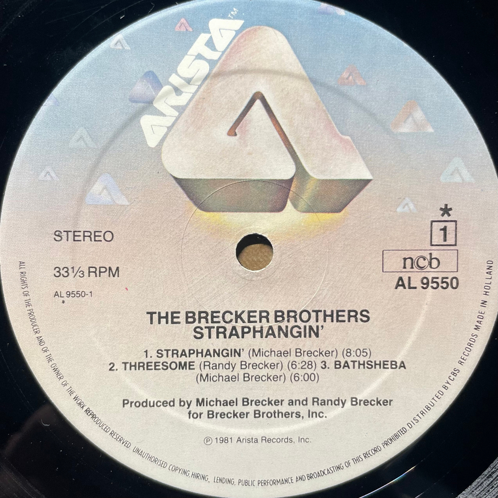 The Brecker Brothers ‎– Straphangin (Скандинавия 1981г.)