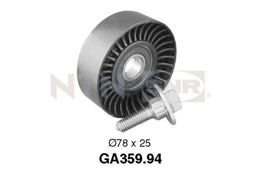 SNR - GA35994-SNR - Deflection/Guide Pulley, V-ribbed belt