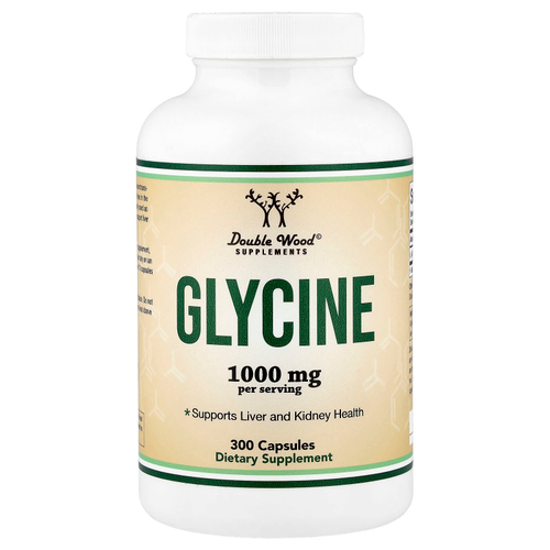 Double Wood Supplements, глицин, 300 капсул (500 мг в 1 капсуле)