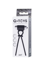 Лассо на пенис A-Toys by TOYFA Jat, силикон, черное, 14 см