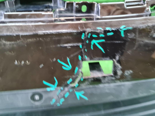 Бампер передний Renault Kaptur (2016-2022)