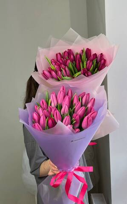 Букет из тюльпанов