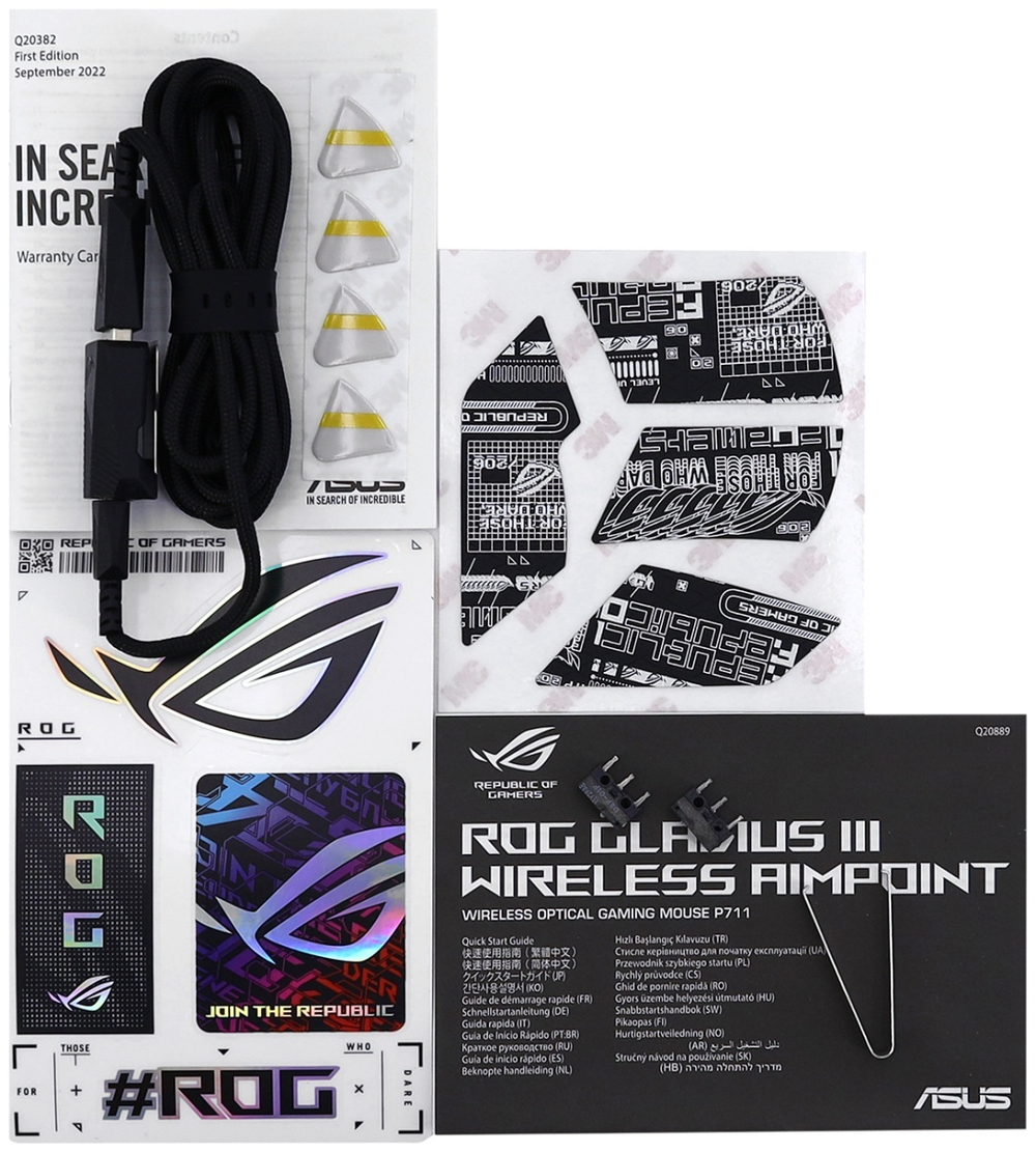 Мышь ASUS P711 ROG GIII WL AIMPOINT черный
