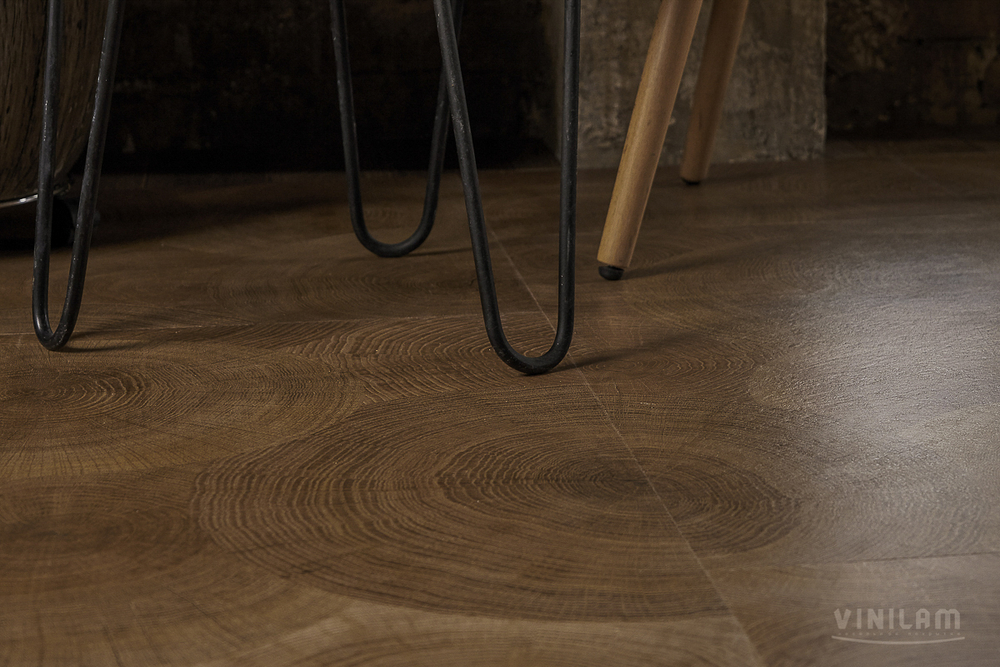 LVT-плитка VINILAM 61601 Дуб Натуральный (4,56) клеевой