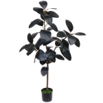 Дерево искусственное «Фикус эластика Абиджан» 130см в горшке