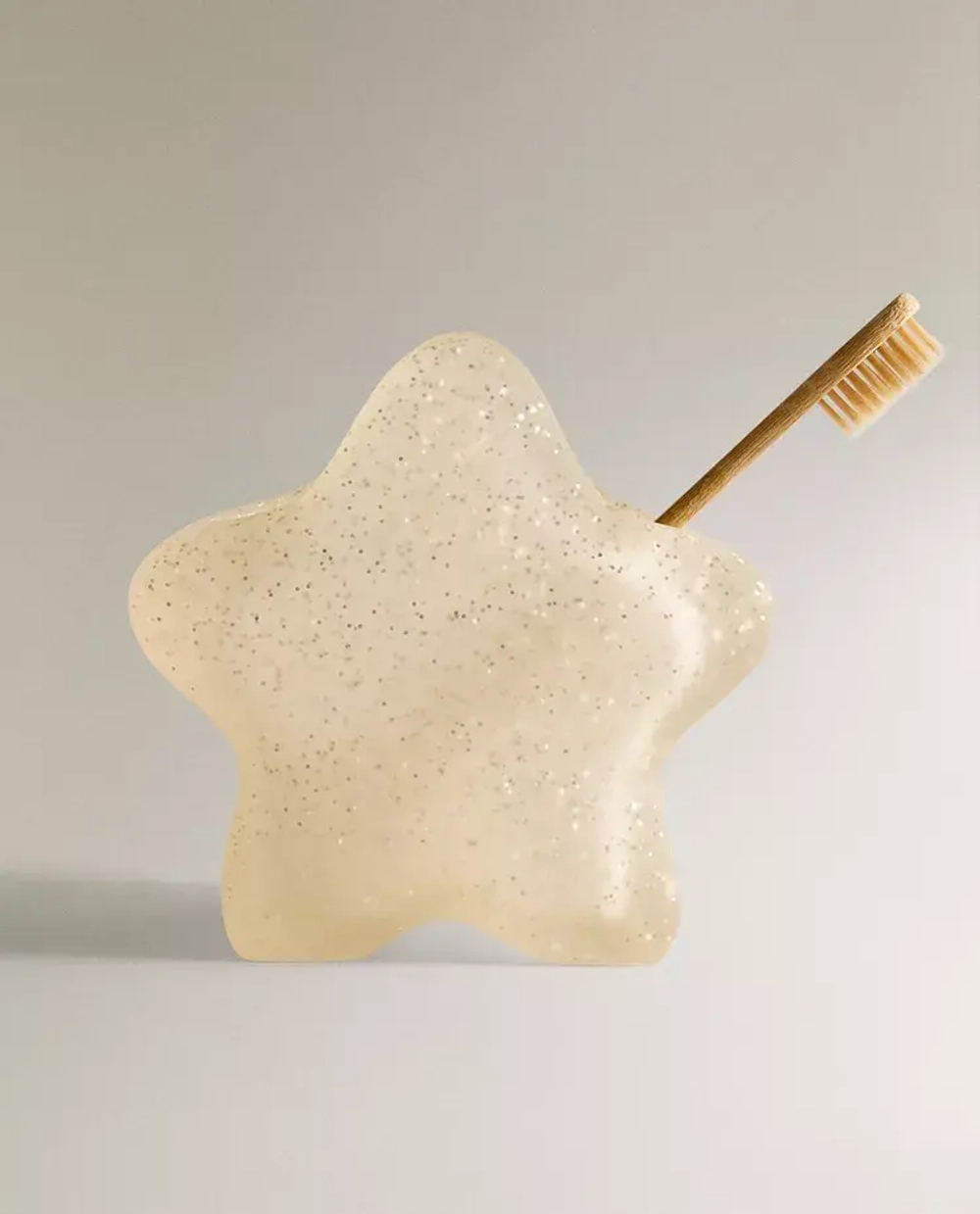 ZARA HOME ДЕТСКИЙ ДЕРЖАТЕЛЬ ДЛЯ ЗУБНЫХ ЩЕТОК "ЗВЕЗДА", ЖЕЛТЫЙ