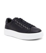 Кожаные кроссовки maxi kup Karl Lagerfeld - черный(KL52219)