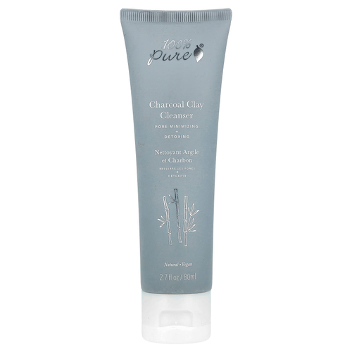 100% PURE, Очищающее средство с древесным углем, 80 мл (2,7 жидк. Унции)