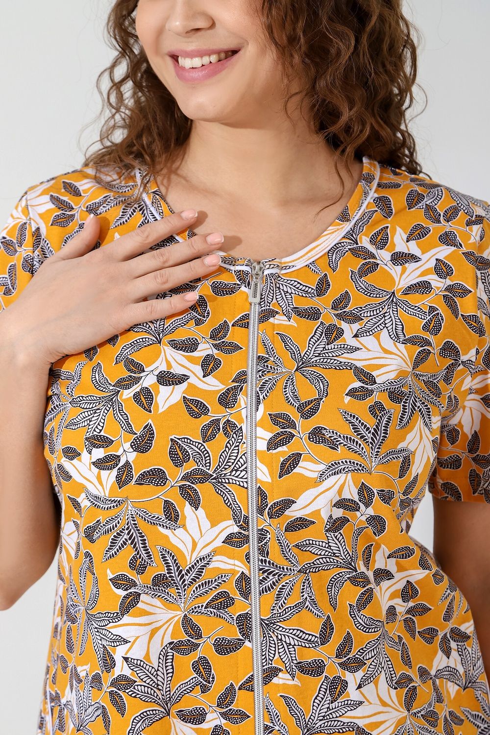 Халат Ирис-1 Виотекс ГОРЧИЧНЫЙ