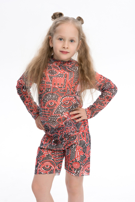 Футболка детская с капюшоном "Doodling"