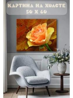 Картина на стену 40 X 50 Осенняя Роза