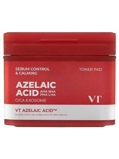 VT Cosmetics Az Care Toner Pad отшелушивающие тонер-пэды с азелаиновой кислотой и экзосомами центеллы