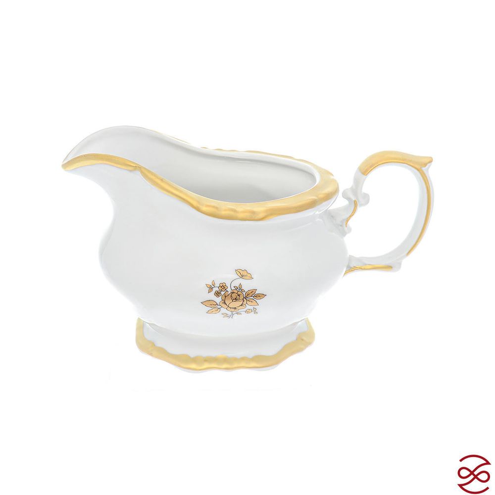 Чайный сервиз Queen's Crown Золотая роза 15 предметов