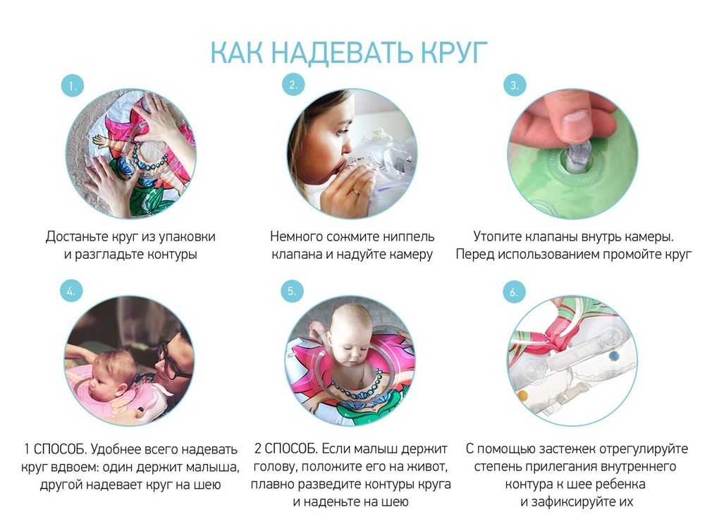 006/RN/Круг на шею для купания малышей Fairytale Bear/80