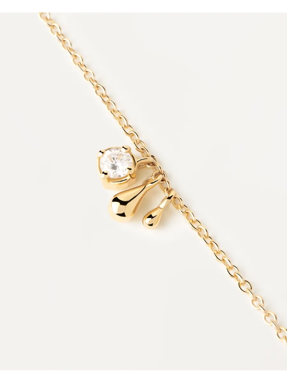 Колье Water серебро 925 пробы покрытое золотом