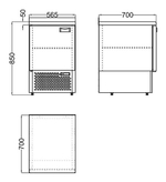 Стол морозильный LARK GNE 1/BT