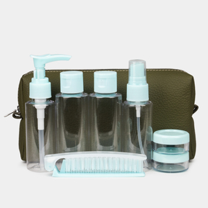 Несессер Briquette из кожи теленка, зеленого цвета