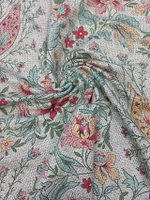 Футер 2х нитка петля Цветочный орнамент