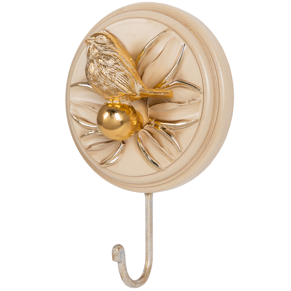 Настенный крючок Птичка Зарничка Дримс Айвори