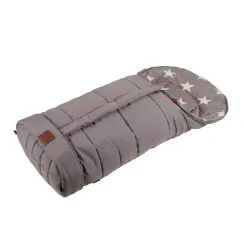 Теплый конверт в коляску Kaiser Jooy Microfleece Star Light Grey